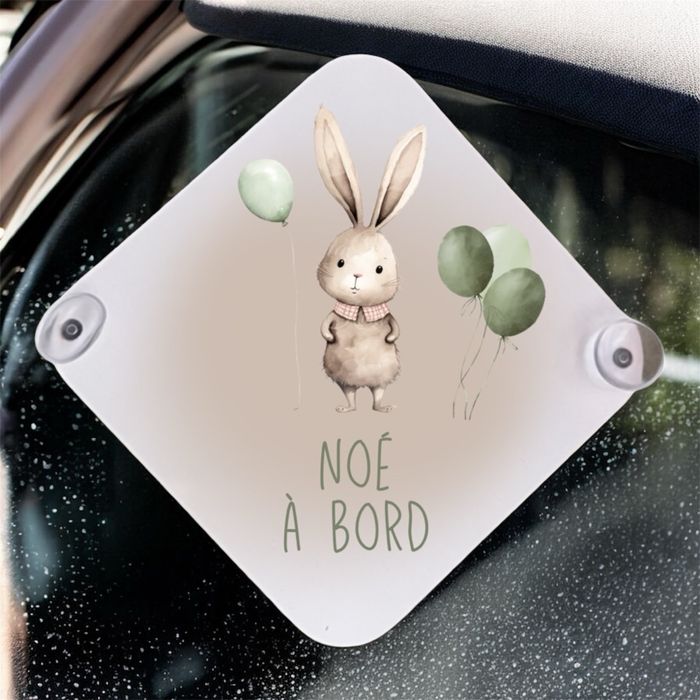 Pancarte de voiture « Bébé à bord » personnalisé - photo numéro 7