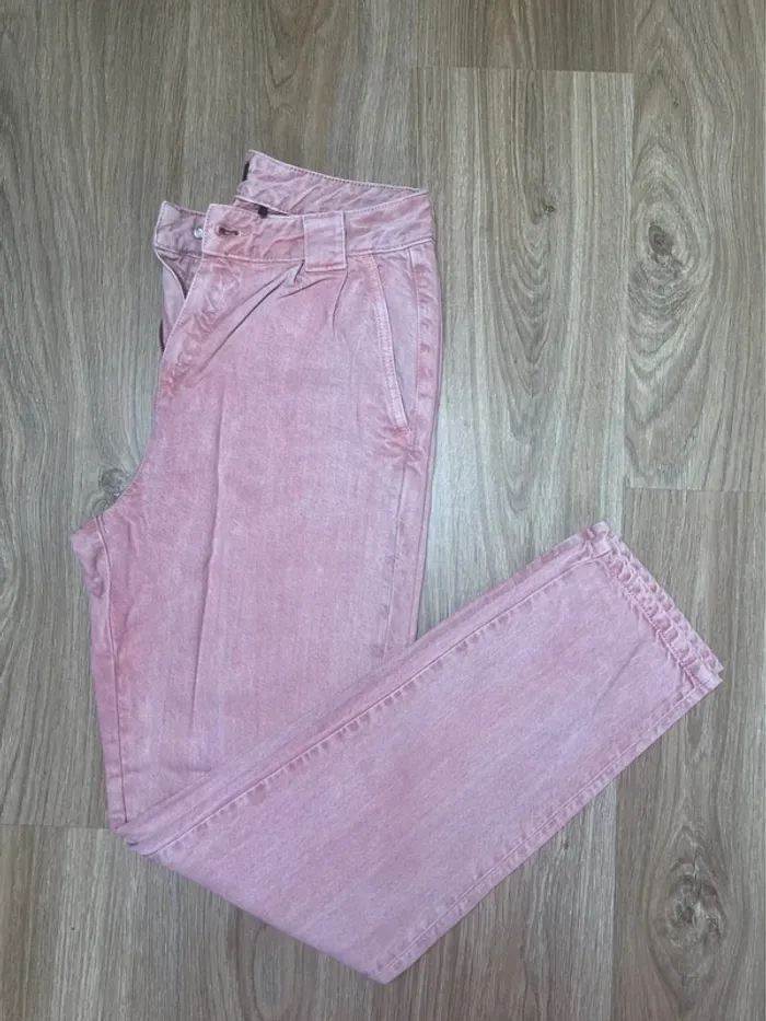 jean vieux rose one step