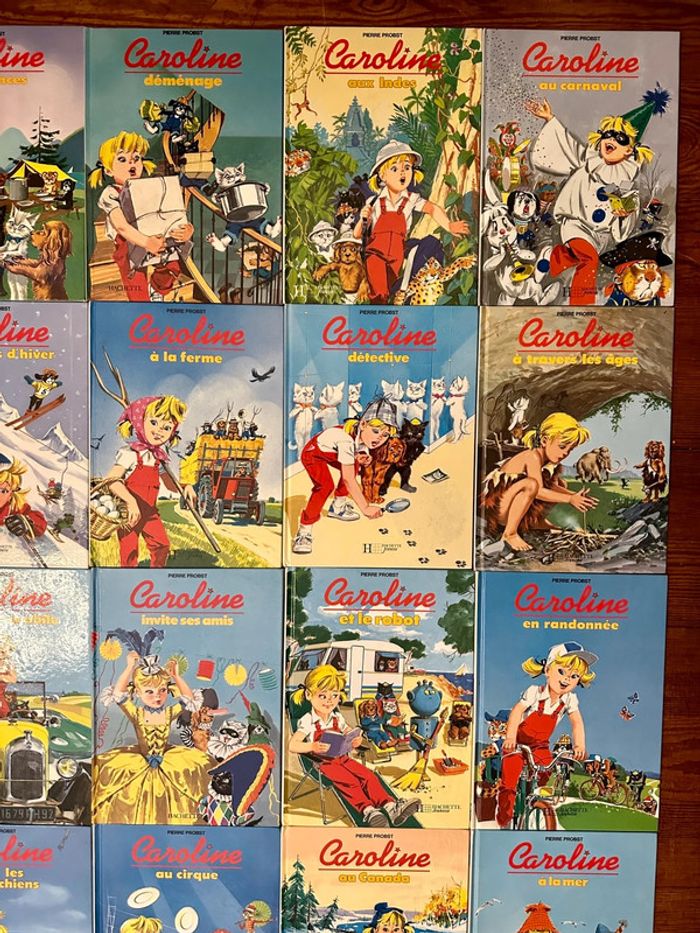Lot incroyable quasi intégrale Caroline 25 livres bd albums Pierre Probst - photo numéro 5