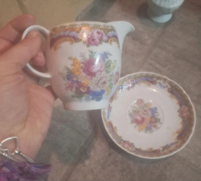 Cremier et soucoupe limoges - photo numéro 5