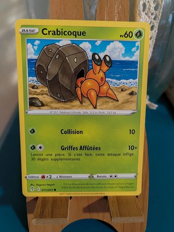 🟡Carabicoque carte Pokémon