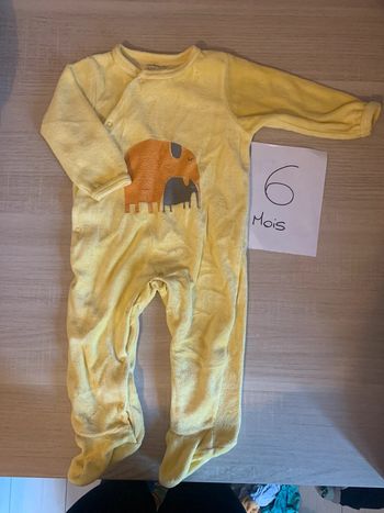 Pyjama 6 mois velours