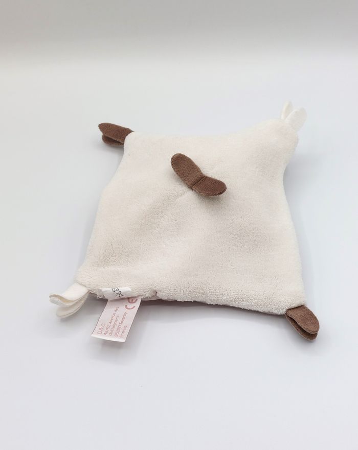 Doudou plat chien marron beige blanc Alinéa Doudou et Compagnie DC2239al - photo numéro 2