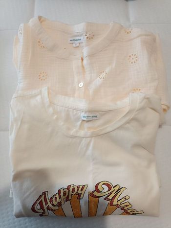 Tee shirt et blouse de grossesse