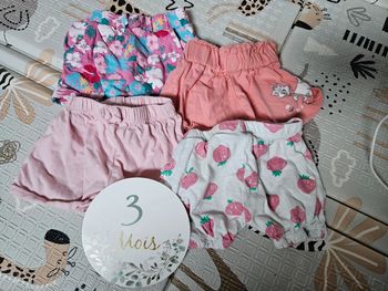 Lot 4 shorts fille