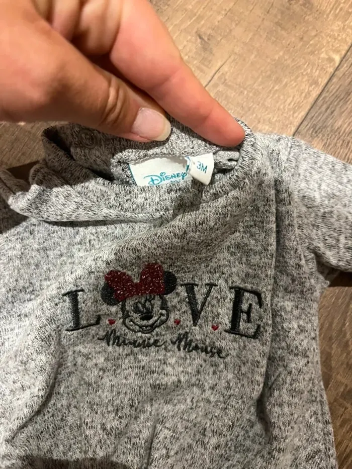Pull gris Minnie - photo numéro 3