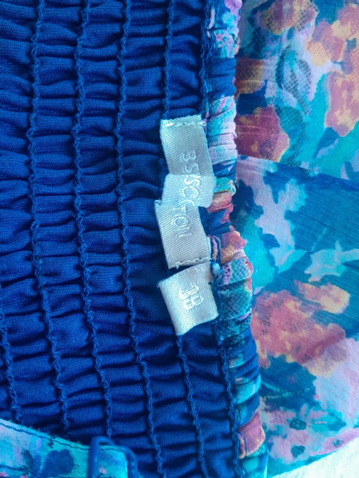 Robe mini bretelles été à smocks dans le dos et volants 3 suisses collection - photo numéro 3