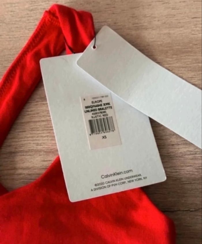 Brassière Calvin Klein taille XS - photo numéro 2