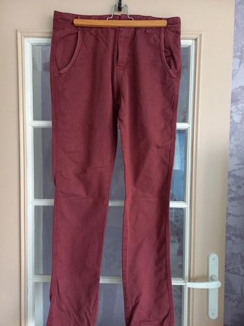 Jean Bordeaux slim homme