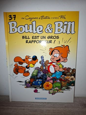 Bande dessinée Boule & Bill est un gros rapporteur