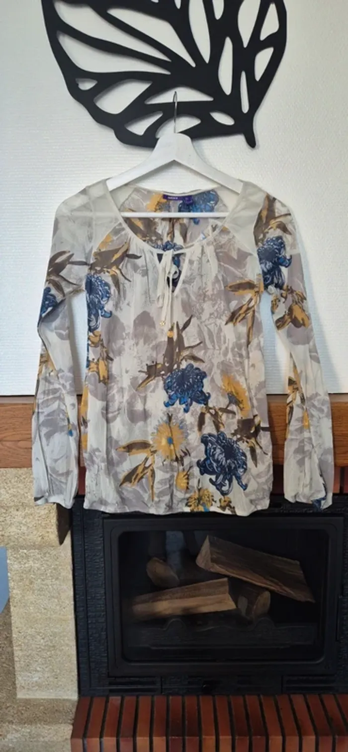 Blouse florale