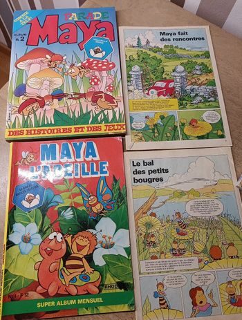 lot Maya l'abeille vintage