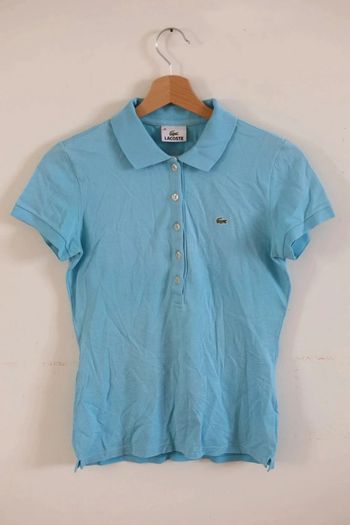 C57 polo turquoise Lacoste 38