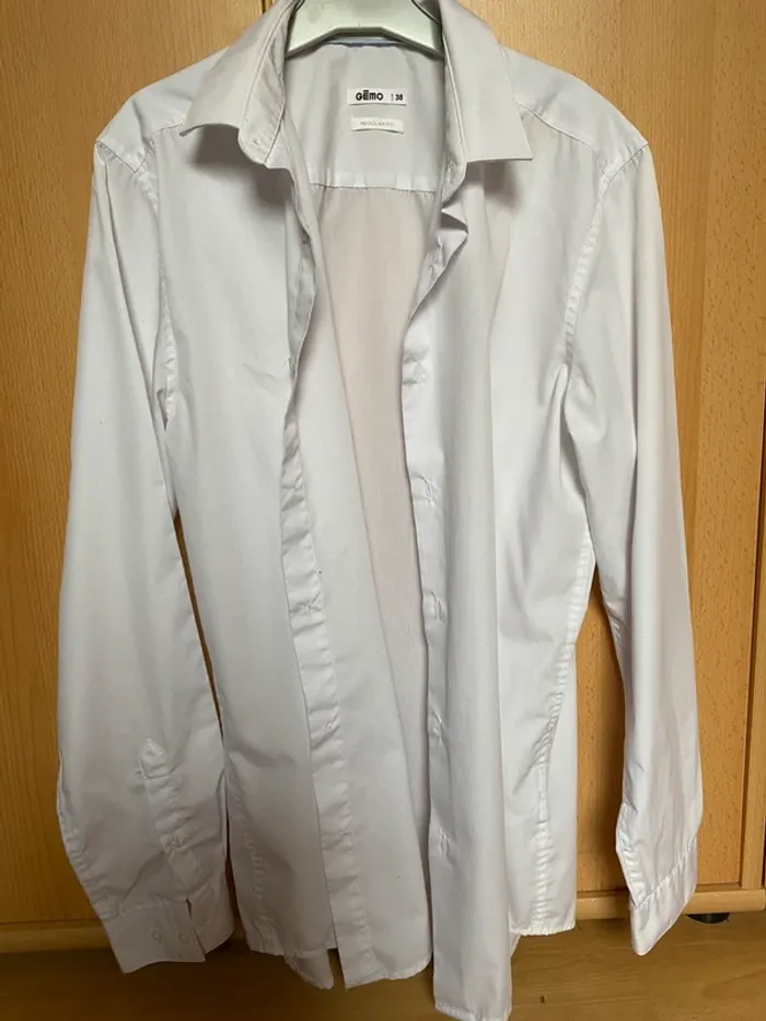 Chemise blanche unie