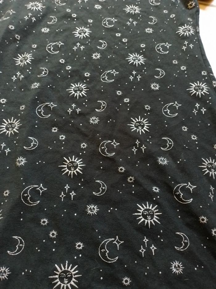 Robe fille noire motif lune Gémo - photo numéro 3
