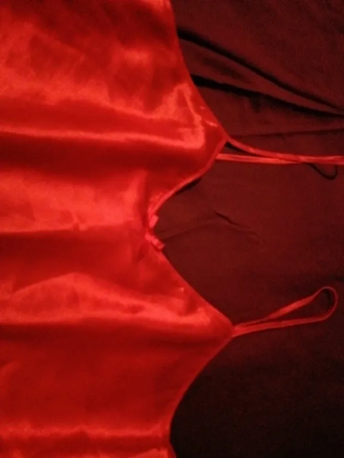 Jolie nuisette rouge taille L - photo numéro 3
