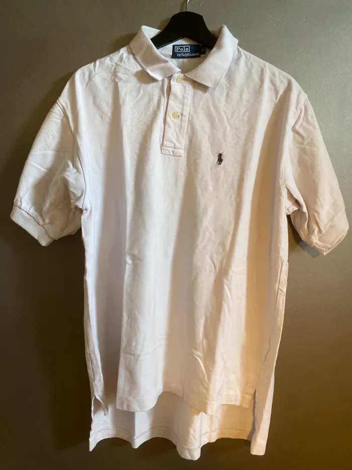 Polo Ralph Lauren XL blanc/crème/marron