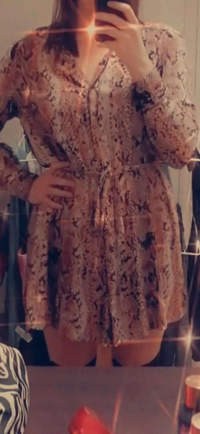 Robe chemise courte - photo numéro 3