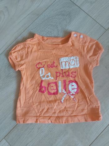 Tee-shirt manches courtes fille 3 mois (78)