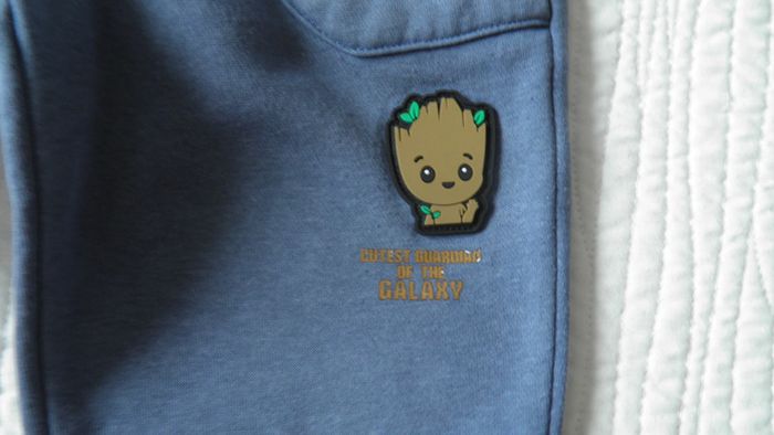 Pantalon jogging bleu 4 ans Marvel Groot - photo numéro 2