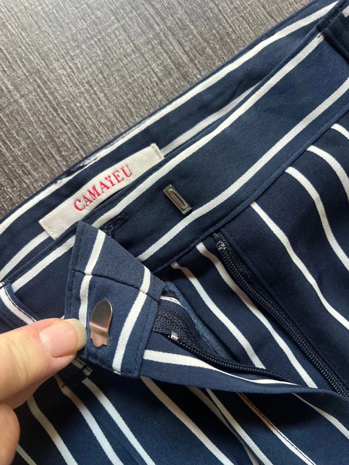 Pantalon, léger et fluide, taille 38 de la marque camaïeu - photo numéro 4