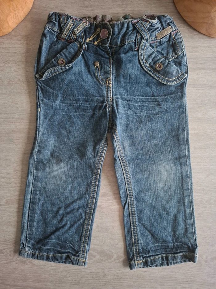 Pantalon jean fille 18 mois - photo numéro 2