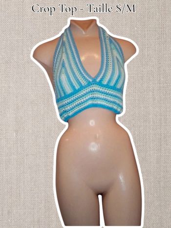 Crop Top - Crochet - Taille S/M