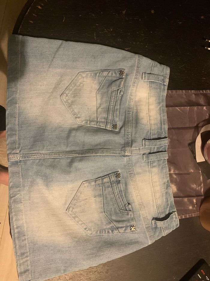 Jupe en jean femme taille m - photo numéro 3