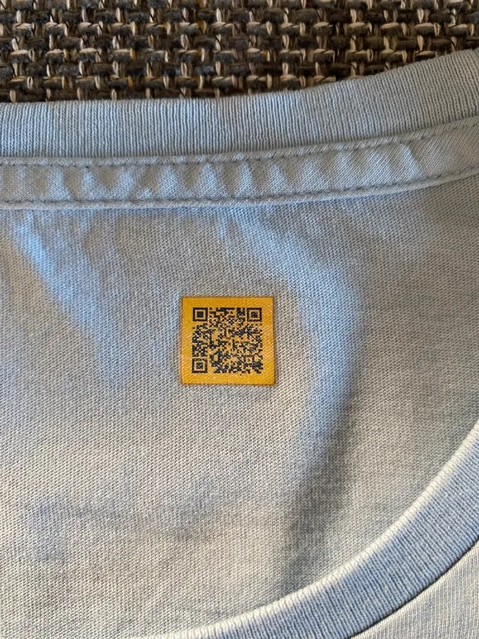 T-shirt Ralph Lauren Homme Bleu pâle Logo brodé centré Taille L - photo numéro 3