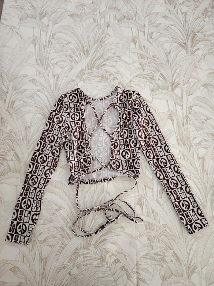 top ouvert dans le dos 2XS - photo numéro 2