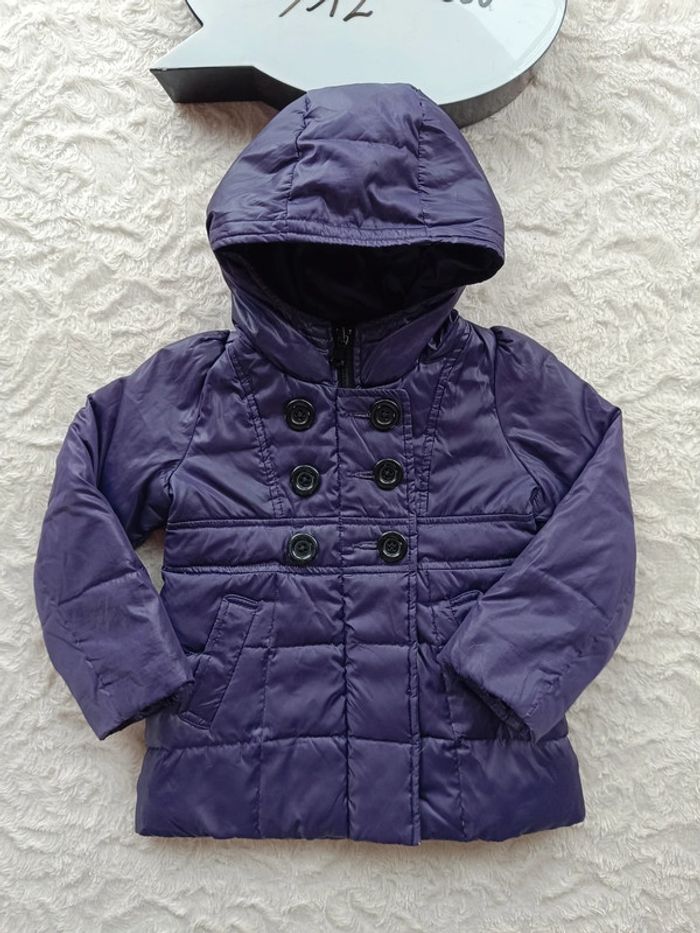 Blouson doudoune avec capuche Fille 9/12 mois - photo numéro 2