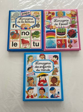 Lot de 3 Livres-Imagiers Fleurus Éveil et Apprentissage des Tout-Petits