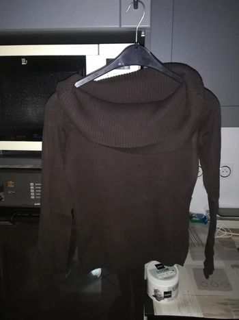 Pull marron 36