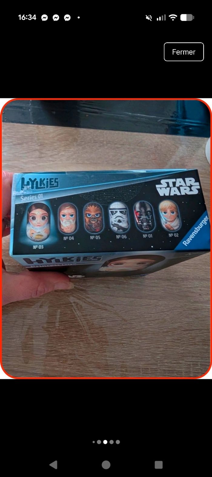 puzzle 3D Ravensburger hylkies - Star Wars Princess Leia (N°03) neuf - photo numéro 4