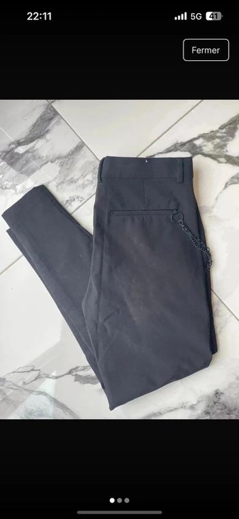 Pantalon noir costume Zara