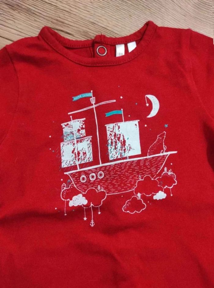 T-shirt manches longues 6 mois orchestra - photo numéro 3