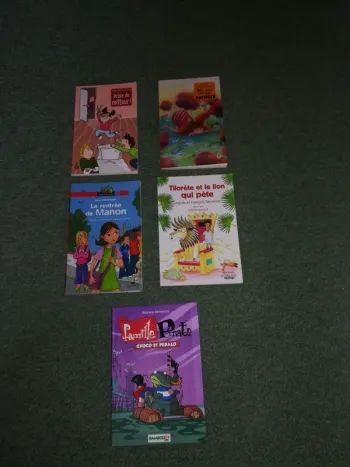 Lot de 5 romans édition Lire c'est partir, Actes Sud junior, Ratus poche,Bamboo