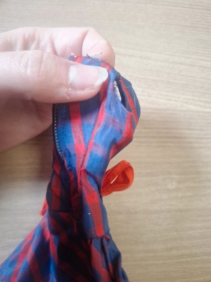 Robe rouge bleu barbie - photo numéro 6