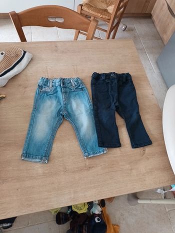 2 pantalon 9 mois kiabi