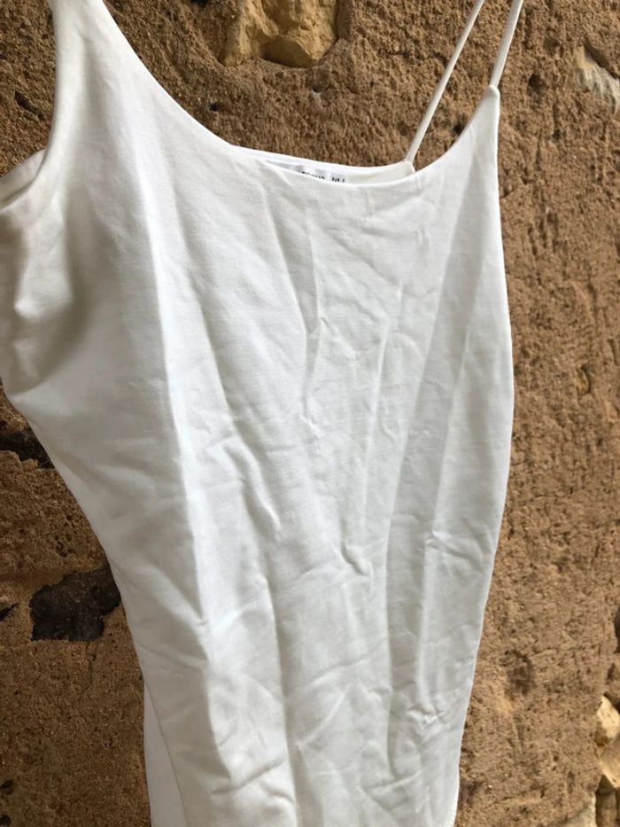 Body blanc à bretelles fines - photo numéro 2