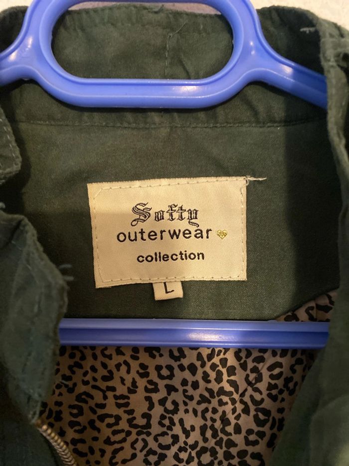 Veste courte vert sapin taille L - photo numéro 7