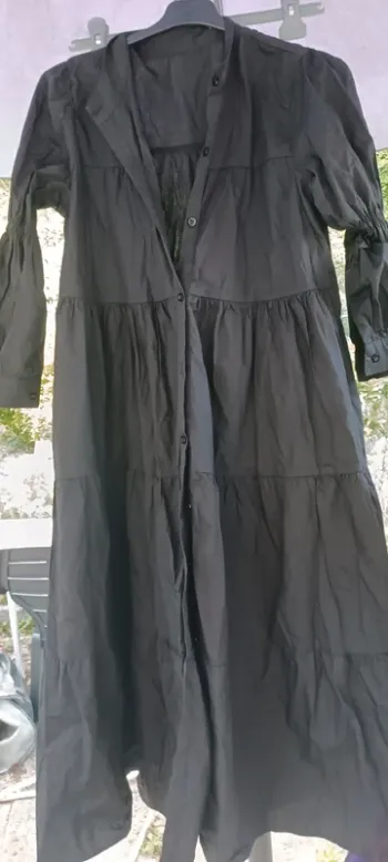 Robe noir longue