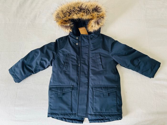 Monoprix Kids - Parka bleu marine - 3 ans - photo numéro 3