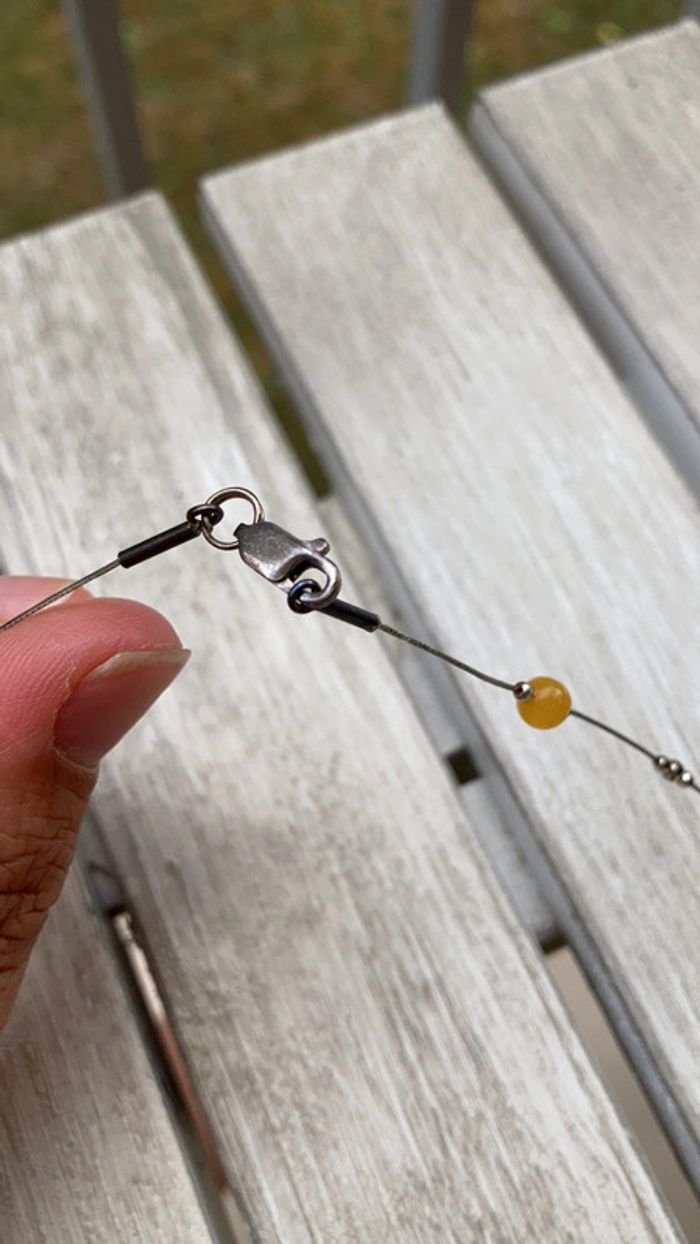 Collier fantaisie ambré - photo numéro 4