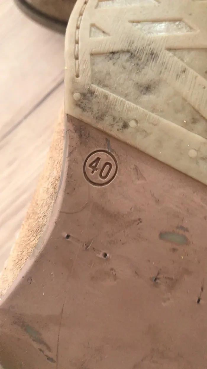 Bottines cuir beige Closer 40 - photo numéro 5