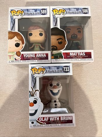 Funko pop la reine des neiges 2 Disney lot