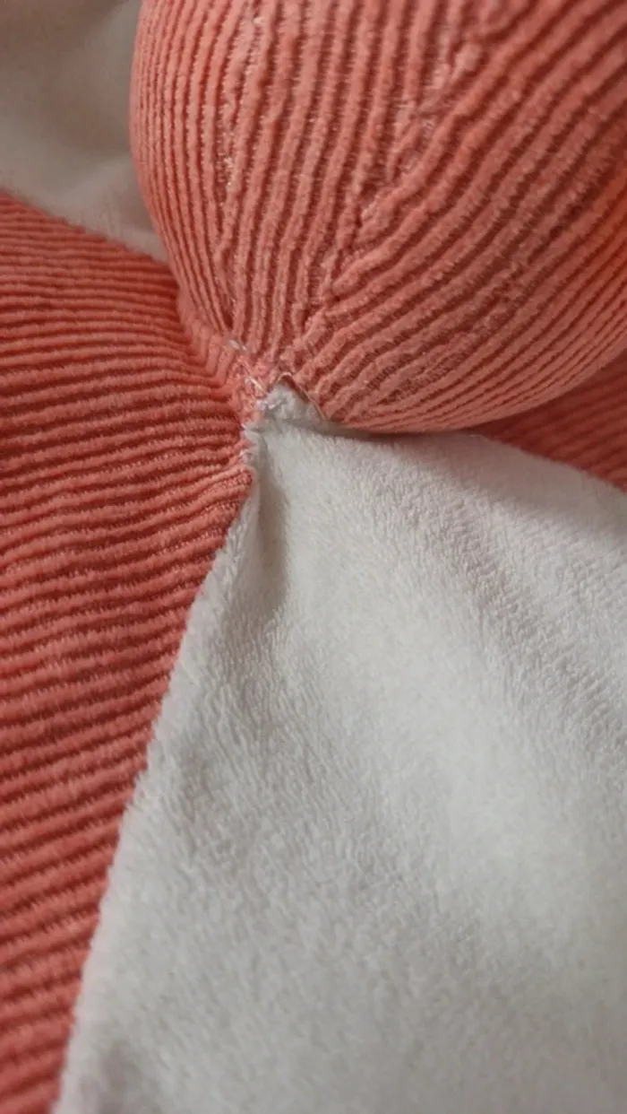 Doudou plat Faon /biche carré blanc - photo numéro 7