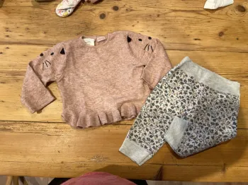 Ensemble fille 6 mois automne