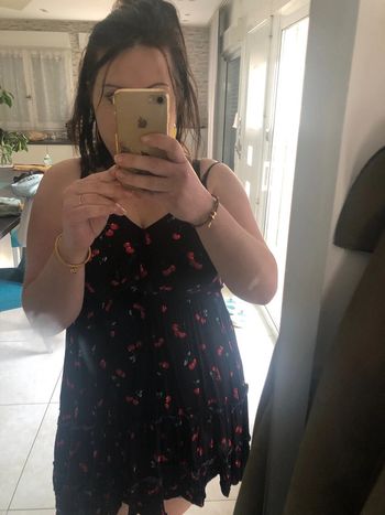 Robe cerise