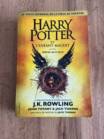 Livre Harry Potter et l’Enfant Maudit J.K. Rowling